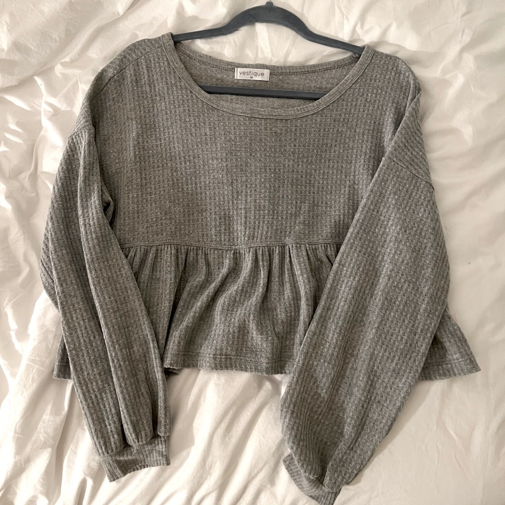 VESTIQUE Grey Sweater, size M
